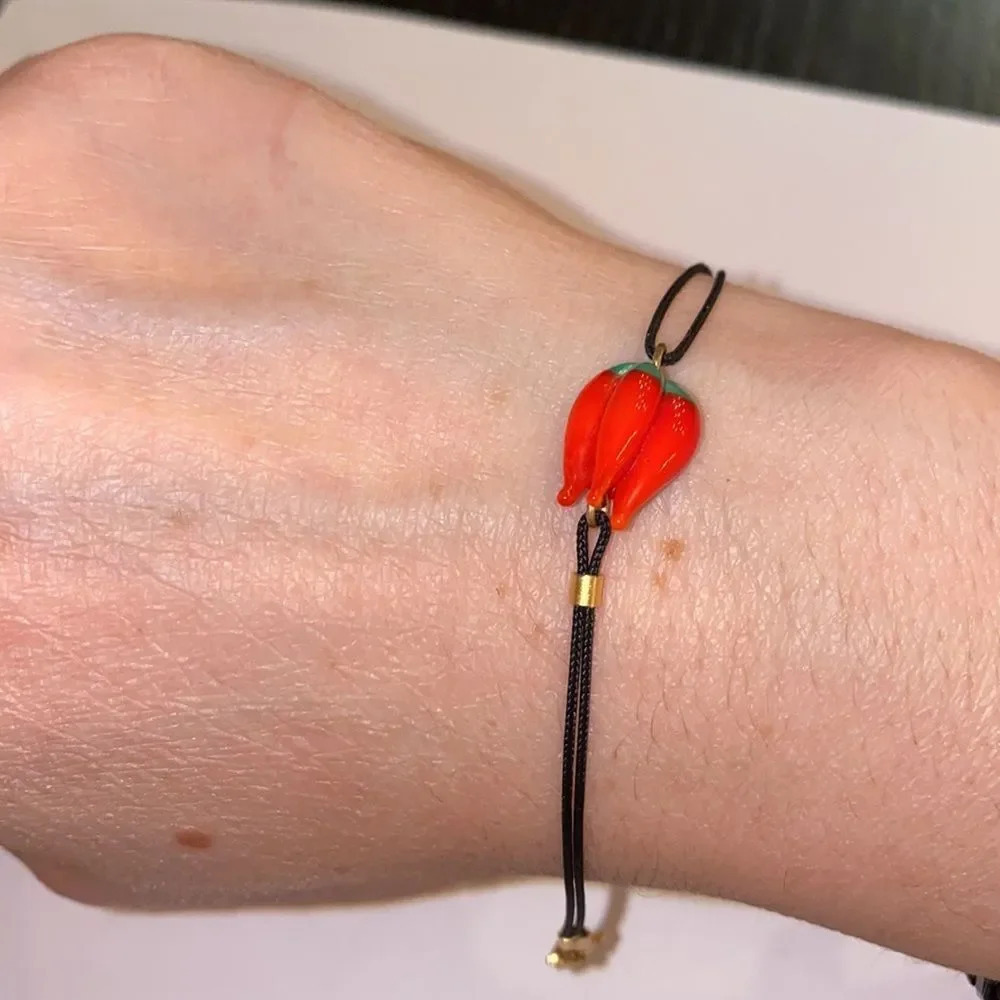 Handmade flower bracelet
